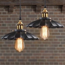 Retro klassinen eurooppalaistyylinen riippuvalaisin Light Metal Art pistorasia