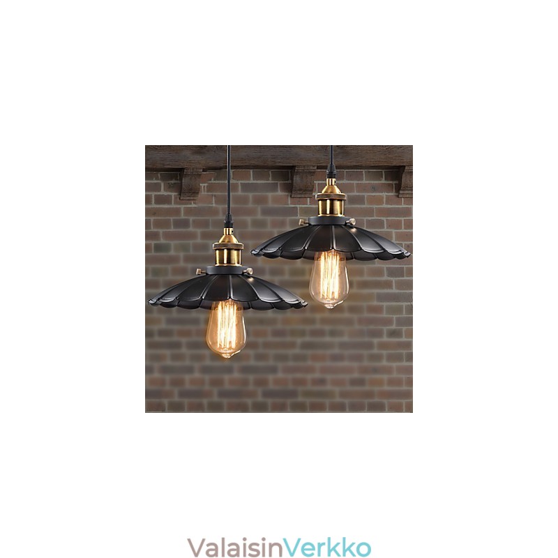 Retro klassinen eurooppalaistyylinen riippuvalaisin Light Metal Art pistorasia