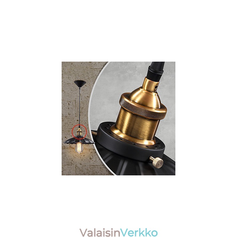Retro klassinen eurooppalaistyylinen riippuvalaisin Light Metal Art pistorasia