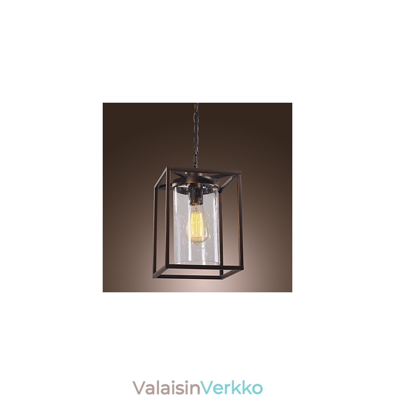 Perinteinen klassinen Vintage Lyhty Mini Style Galvanoitu riippuvalaisin ruokailutila