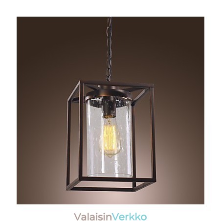 Perinteinen klassinen Vintage Lyhty Mini Style Galvanoitu riippuvalaisin ruokailutila