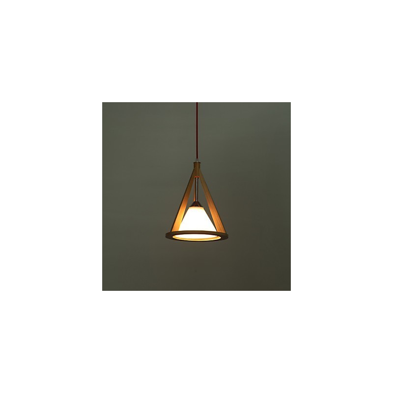 Designer Style Wood Kattokruunu valaisin Tyylikäs nykyaikainen kattokruunu