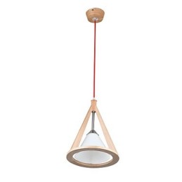 Designer Style Wood Kattokruunu valaisin Tyylikäs nykyaikainen kattokruunu
