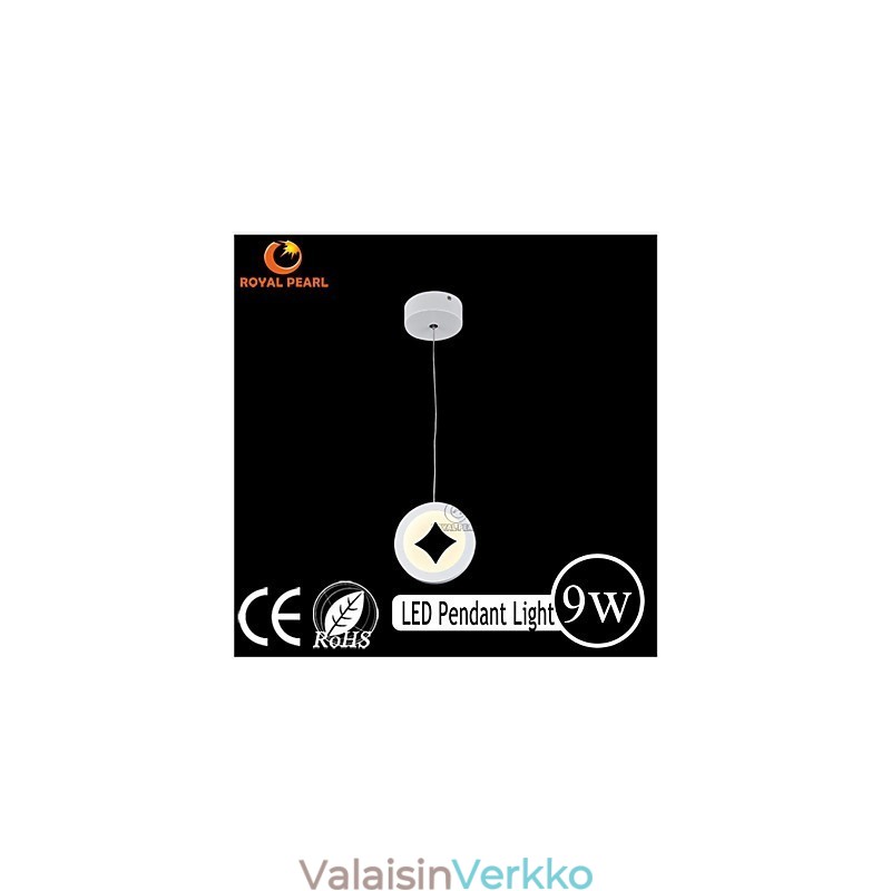 Akryyli, herkkä 9W riippuvalaisin