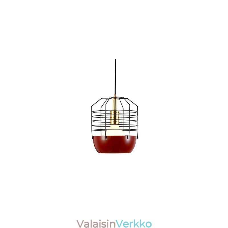 Pieni taiteellinen hämähäkkiverkkoriippuvalaisin 1 vaalea Mordern Simplicity viimeistely Musta valkoinen Vihreä Punainen hiiliteräspisaravalo