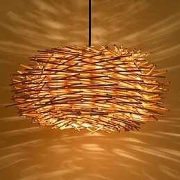 Kattokruunu Mini Style Lantern Puu Bambu
