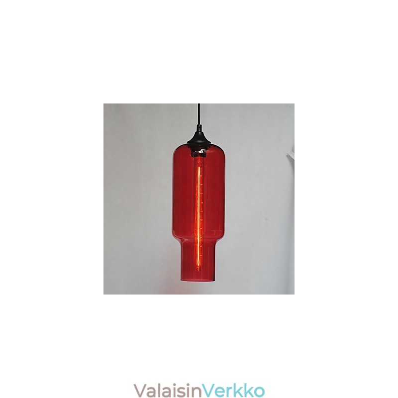 Moderni lasiriippuvalaisin ruskea kupla
