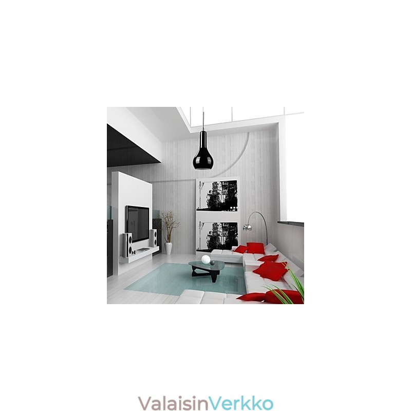 Moderni nykyaikainen mini-tyylinen kromimetalliriippuvalaisin