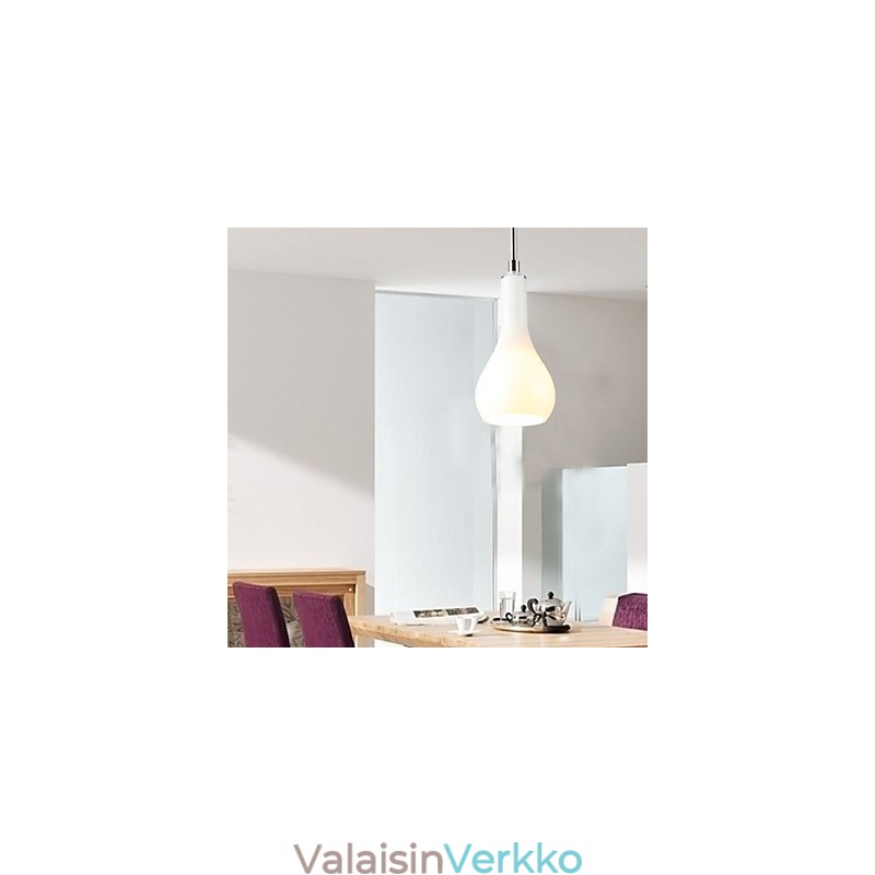 Moderni nykyaikainen mini-tyylinen kromimetalliriippuvalaisin