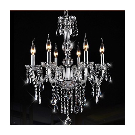 6 Arms Vintage Luxury Lighting K9 Crystal Kattokruunu Valaisin 6 Arms Vintage Luxury Lighting K9 Crystal Kattokruunu Valaisin