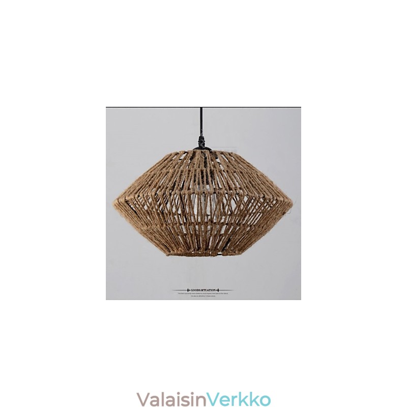 Vintage Rope Made riippuvalaisin yhdellä valolla