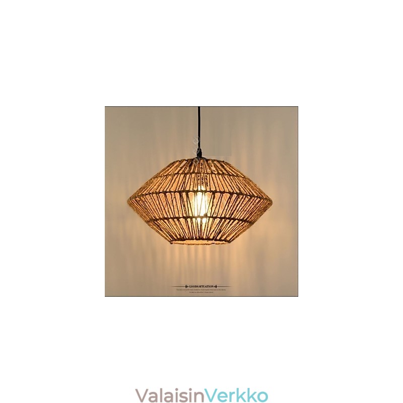 Vintage Rope Made riippuvalaisin yhdellä valolla