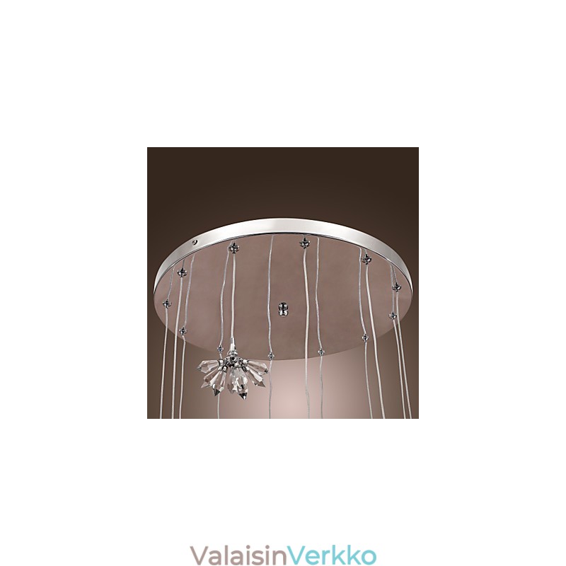 Moderni nykyaikainen kristalli minityylinen kromimetalliriippuvalaisin
