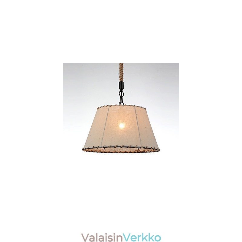 1 Valot Riippuvalaisimet Vintage Style Teollisuustyyli Keltainen Kangas & Metalli Valaisimet