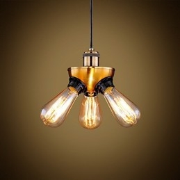 American Country Industrial Copper Head Kolme jalkaa droplight lamppu