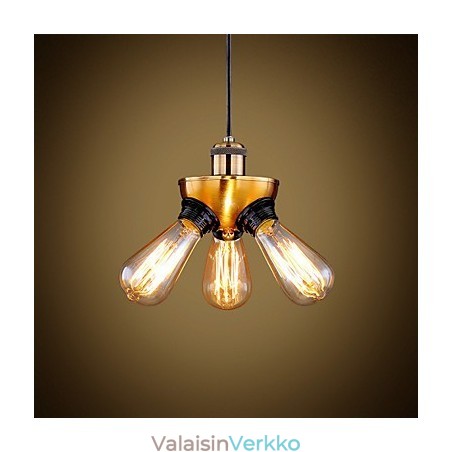 American Country Industrial Copper Head Kolme jalkaa droplight lamppu