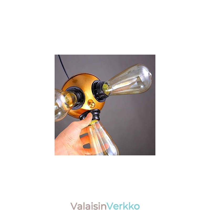 American Country Industrial Copper Head Kolme jalkaa droplight lamppu