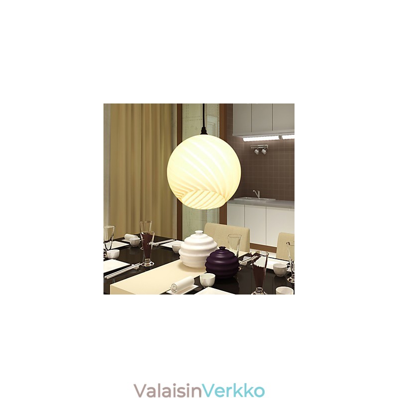 Nykyaikainen ja sovitettu L Creative Glass Meals -kattokruunuvalaisin