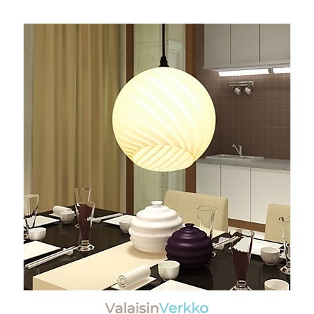 Nykyaikainen ja sovitettu L Creative Glass Meals -kattokruunuvalaisin Nykyaikainen ja sovitettu L Creative Glass Meals -kattokruunuvalaisin