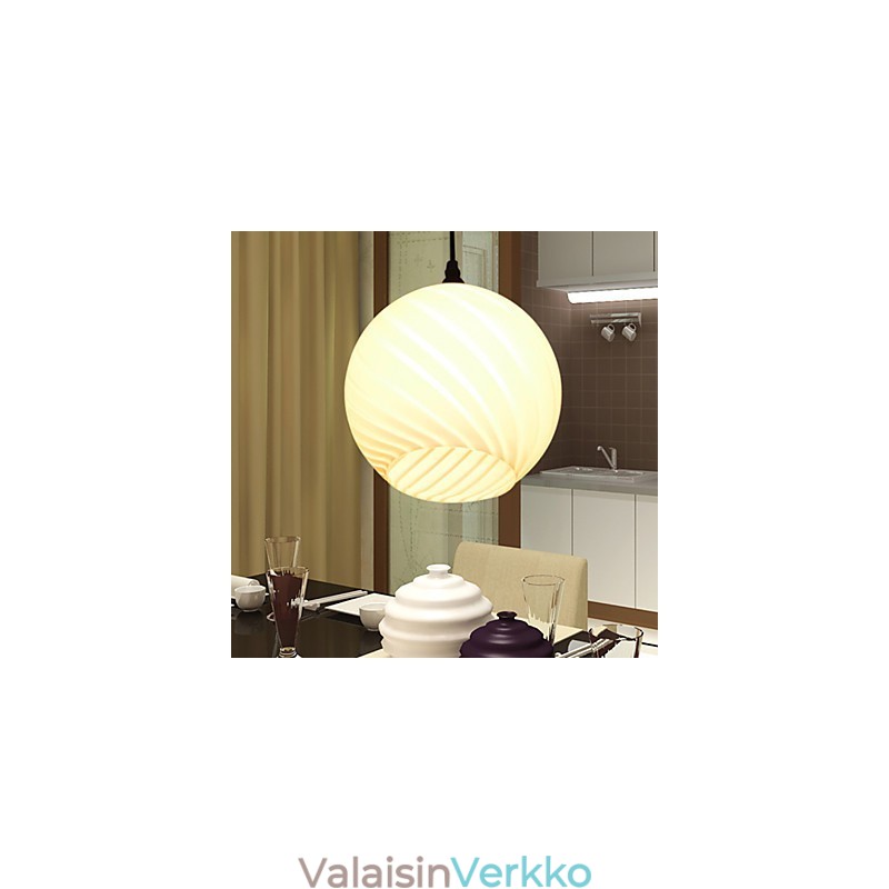 Nykyaikainen ja sovitettu L Creative Glass Meals -kattokruunuvalaisin
