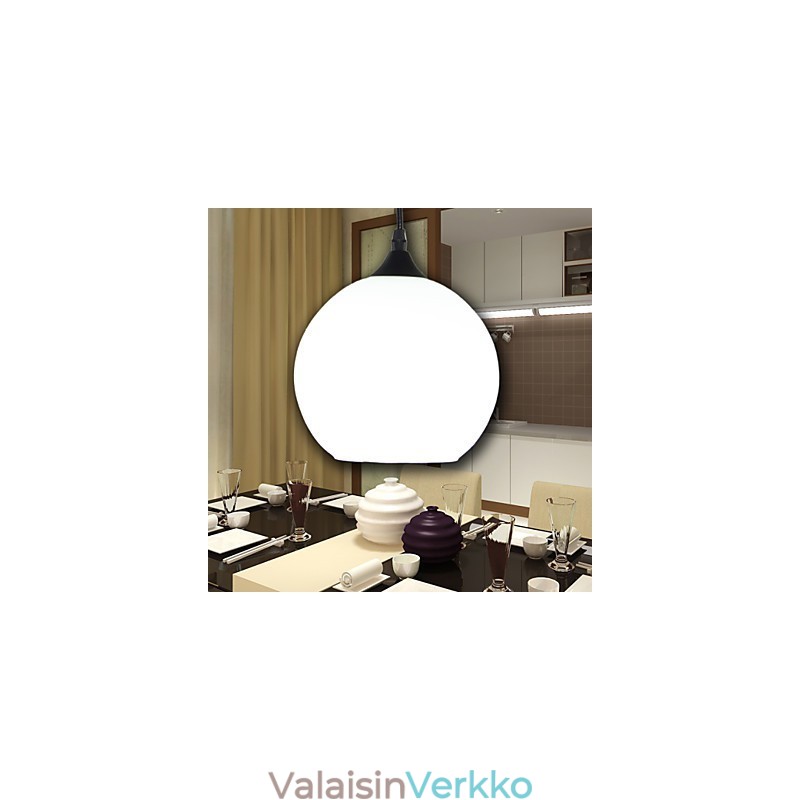 Nykyaikainen ja sovitettu L Creative Glass Meals -kattokruunuvalaisin
