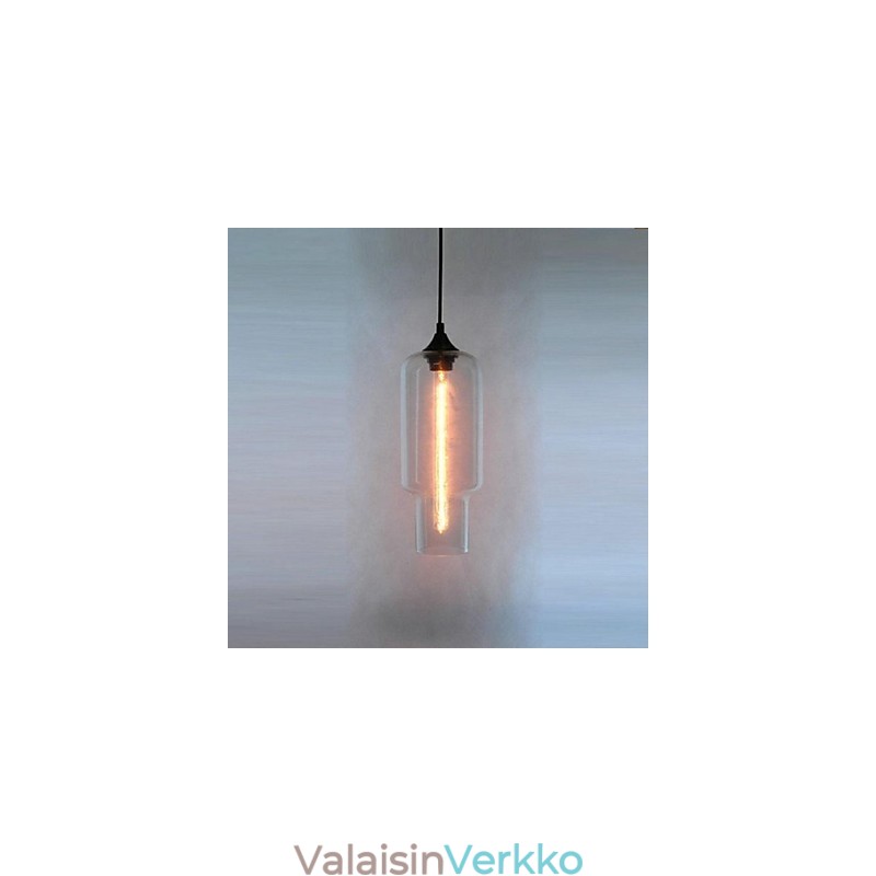 Moderni lasiriipus ruskea kuplasuunnittelu