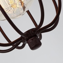 Vintage mini-tyylinen maalaus metalliriippuvalaisin