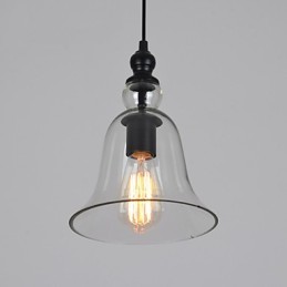 Vintage teollinen retrolasikattokruunu Creative minimalistinen yöpöytälamppu kirkas väri