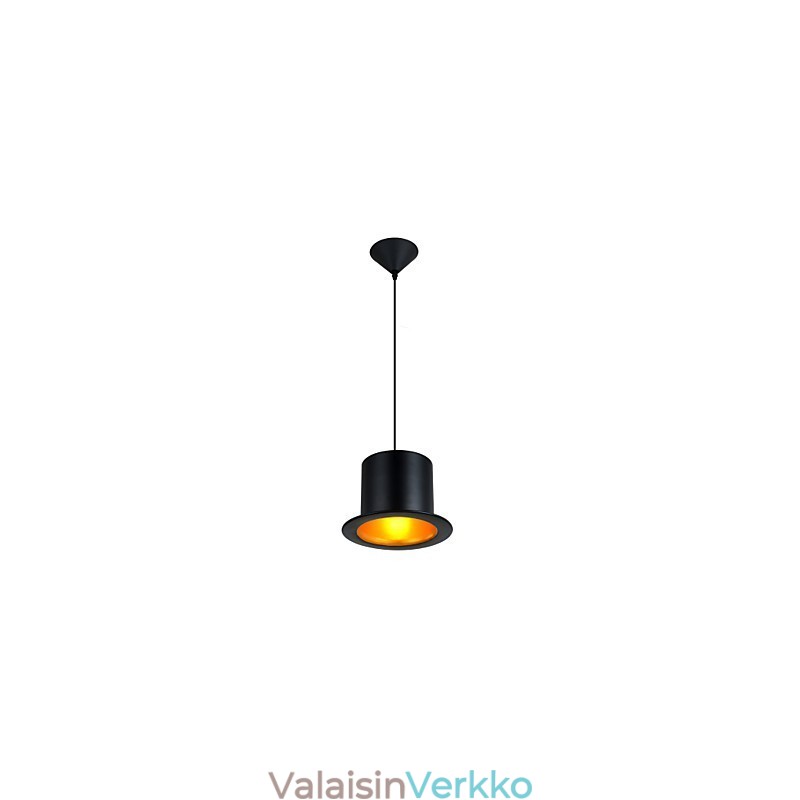 Retromaalaus metalliriippuvalaisin autotalli