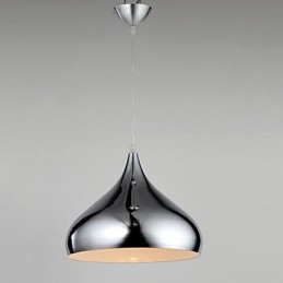 Moderni nykyaikainen mini-tyylinen kromimetalliriippuvalaisin