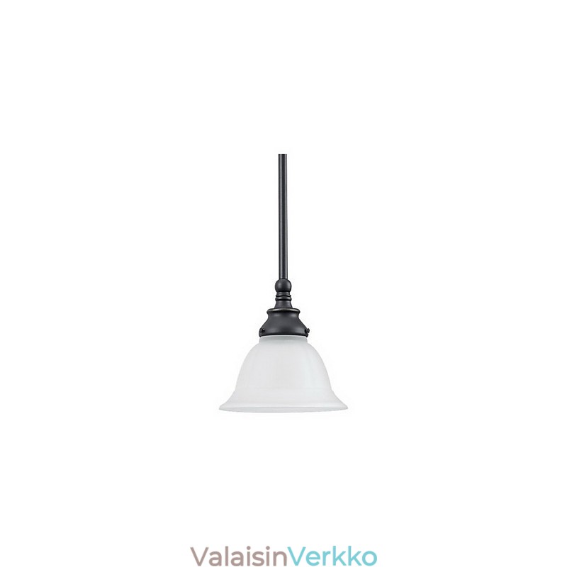 Tyylikäs riippuvalaisin valkoisessa sävyssä