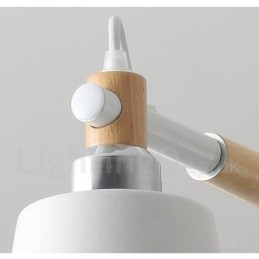 Moderni Contemporary Wood 6 Light kattokruunulamppu