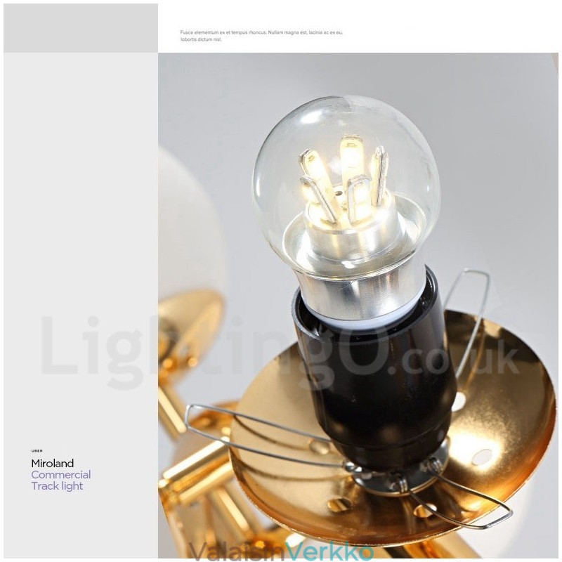 8 Light Moderni nykyaikainen kattokruunu lasivarjostimella