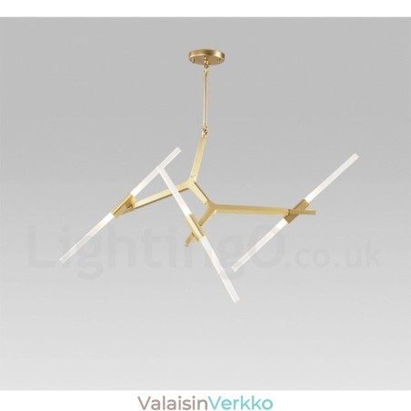 6 Light Modern Contemporary 2 Tasor Kattokruunu Light (musta kultainen) 6 Light Modern Contemporary 2 Tasor Kattokruunu Light (musta kultainen)