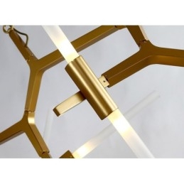 6 Light Modern Contemporary 2 Tasor Kattokruunu Light (musta kultainen)