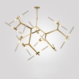 Moderni Contemporary 20 Light Kattokruunu (musta kultainen)