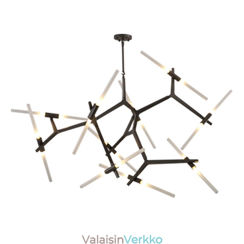 Moderni Contemporary 20 Light Kattokruunu (musta kultainen)