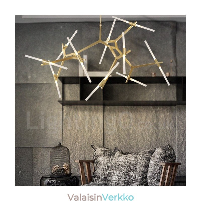 Moderni Contemporary 20 Light Kattokruunu (musta kultainen)