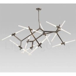 Moderni Contemporary 20 Light Kattokruunu (musta kultainen)