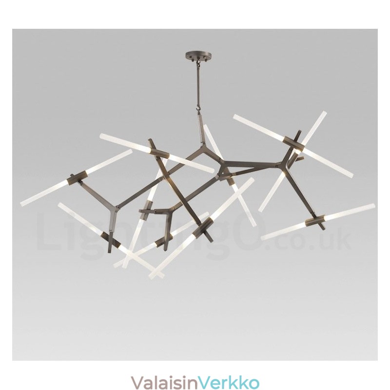 Moderni Contemporary 20 Light Kattokruunu (musta kultainen)
