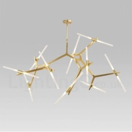 Moderni Contemporary 20 Light Kattokruunu (musta kultainen)