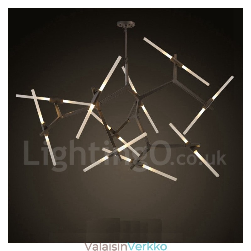 Moderni Contemporary 20 Light Kattokruunu (musta kultainen)