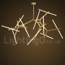 Moderni Contemporary 20 Light Kattokruunu (musta kultainen)