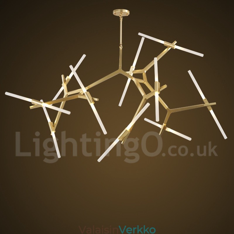 Moderni Contemporary 20 Light Kattokruunu (musta kultainen)