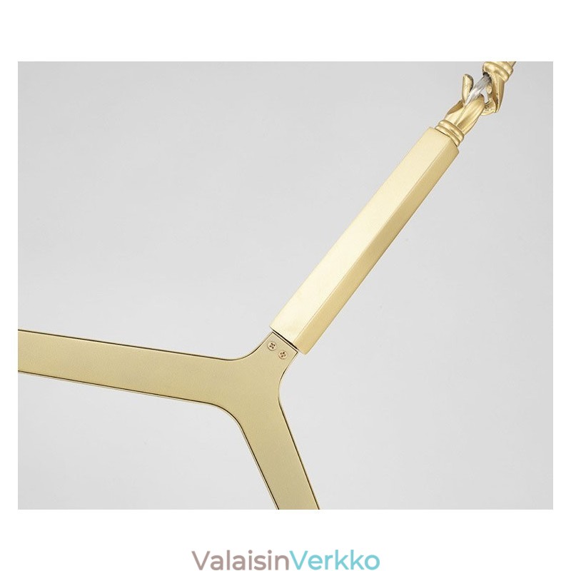 Moderni Contemporary 20 Light Kattokruunu (musta kultainen)