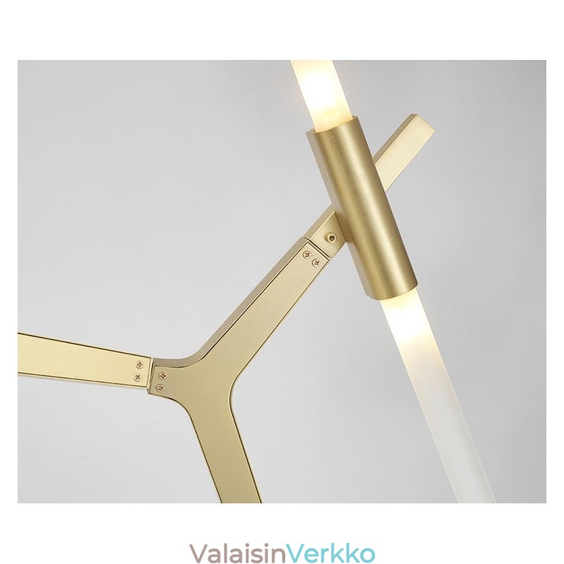 Moderni Contemporary 20 Light Kattokruunu (musta kultainen)
