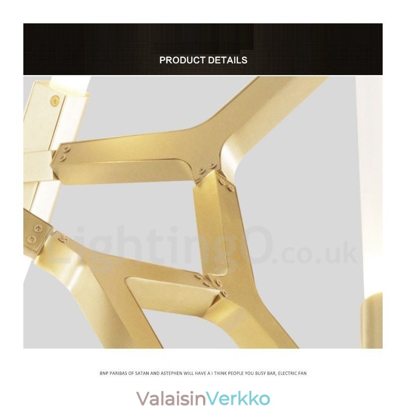 Moderni Contemporary 20 Light Kattokruunu (musta kultainen)