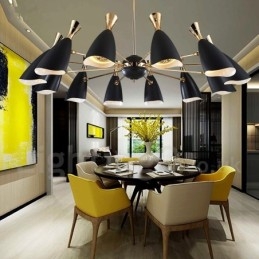12 Light Kattokruunu Moderni nykyaikainen valo