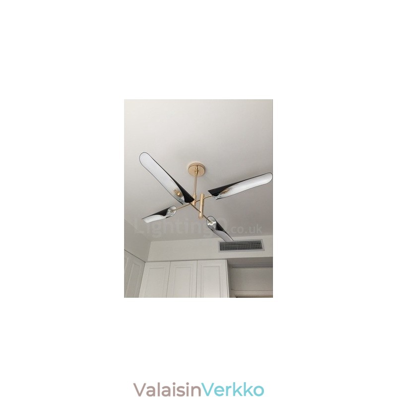 2 taso moderni nykyaikainen 4 kevyt kattokruunu