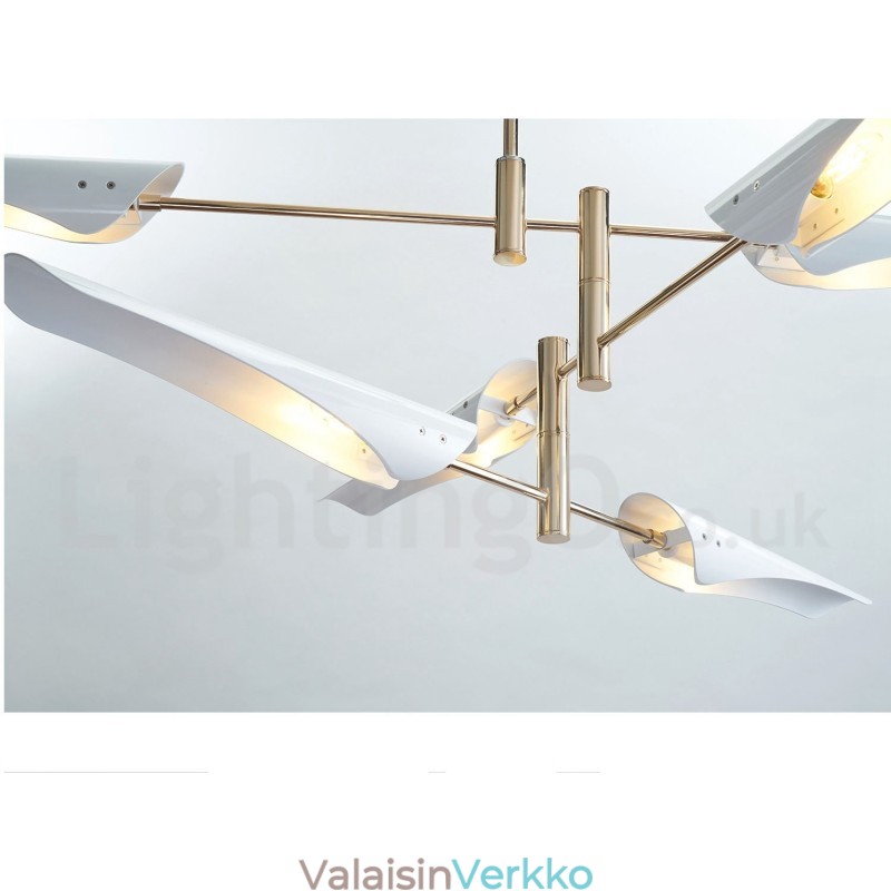 2 taso moderni nykyaikainen 4 kevyt kattokruunu
